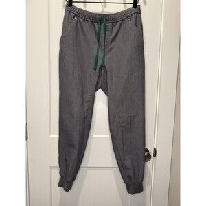 Figs Men M Short Tansen Jogger Scrub Pants Gray Drawstring Stretch Pockets Nurse